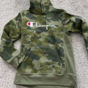 Camo Champion Hooded Sweatshirt